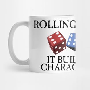Rolling Dice Builds Character Mug
